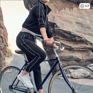 Athleta Brooklyn Jogger Colorblock Stripe Pant 10 tall